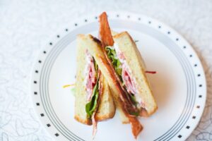 Vegan BLT sandwich at SPiral Diner